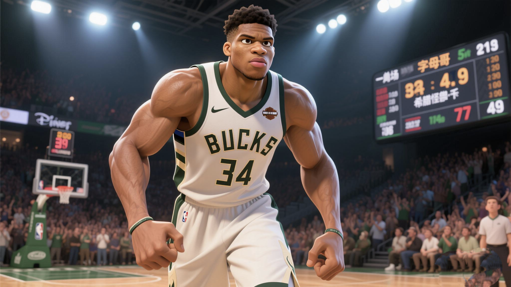 猛龙碾压76人，字母哥高光表现